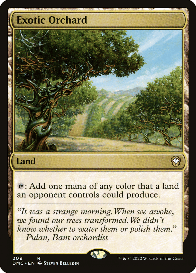 Exotic Orchard — Dominaria United Commander — Magic: The Gathering