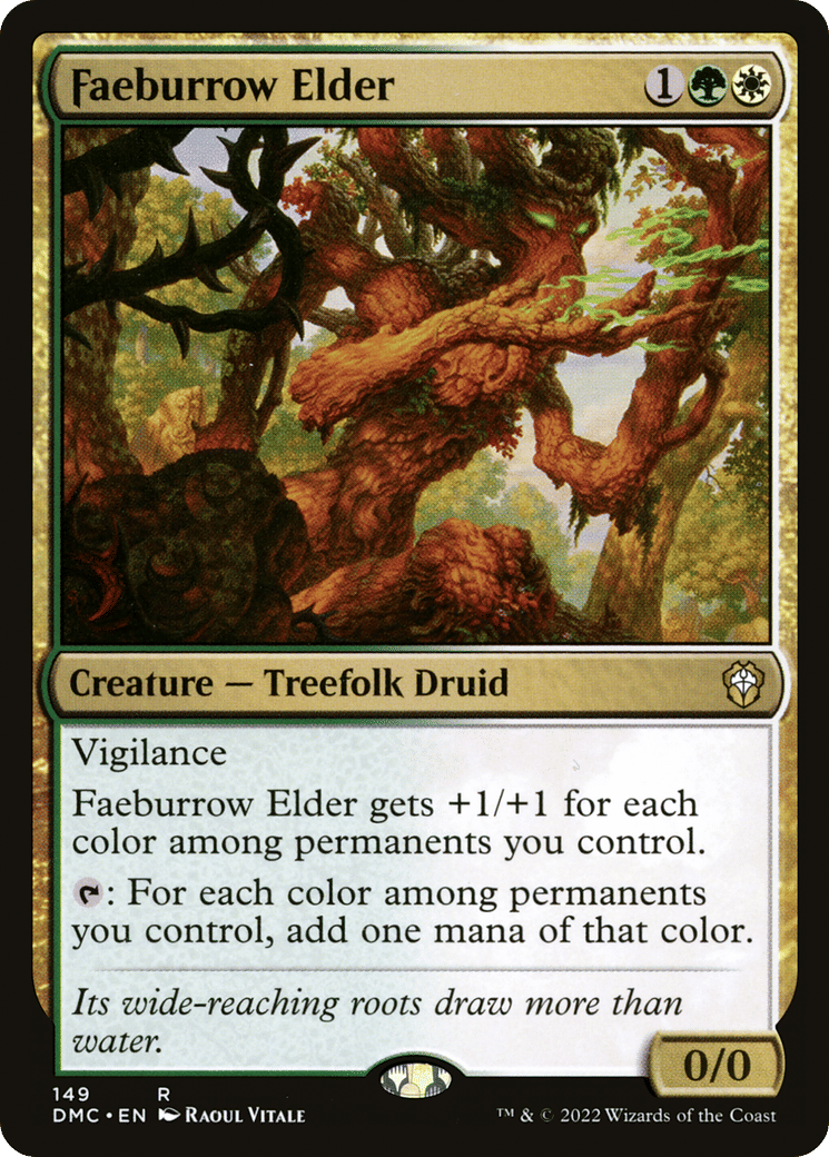 Faeburrow Elder — Dominaria United Commander — Magic: The Gathering