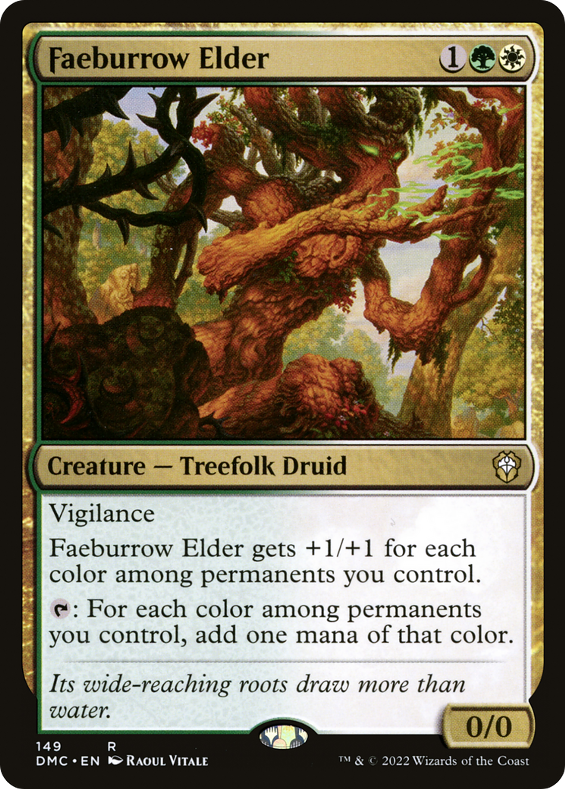 Faeburrow Elder — Dominaria United Commander — Magic: The Gathering