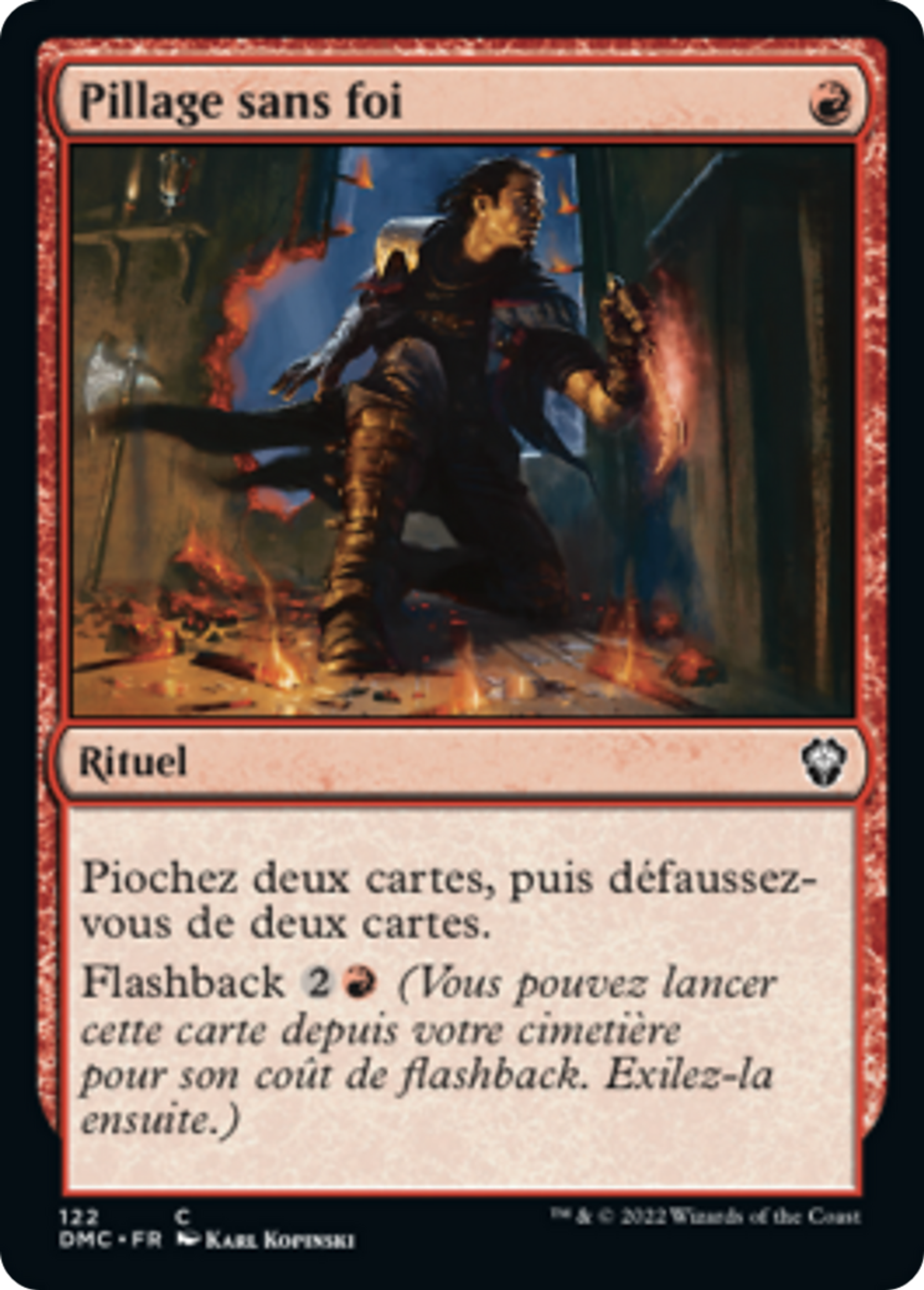 Pillage sans foi — Dominaria United Commander — Magic: The Gathering