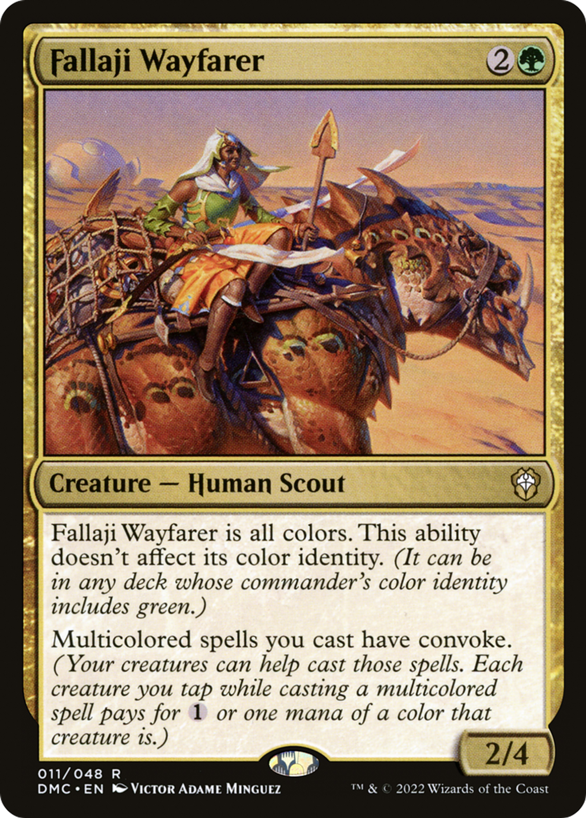 Fallaji Wayfarer — Dominaria United Commander — Magic: The Gathering