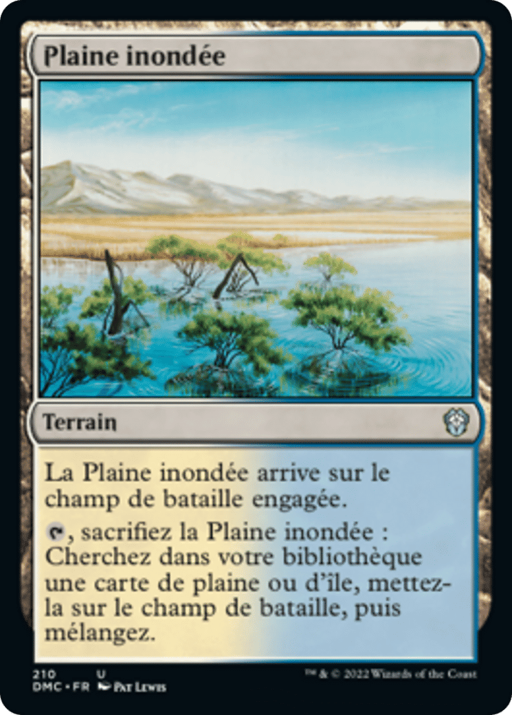 Plaine inondée — Dominaria United Commander — Magic: The Gathering