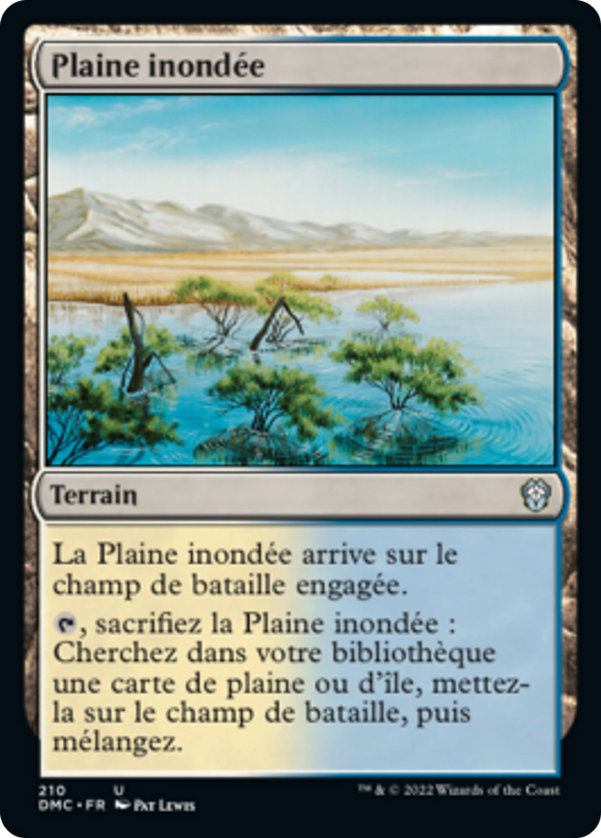Plaine inondée — Dominaria United Commander — Magic: The Gathering