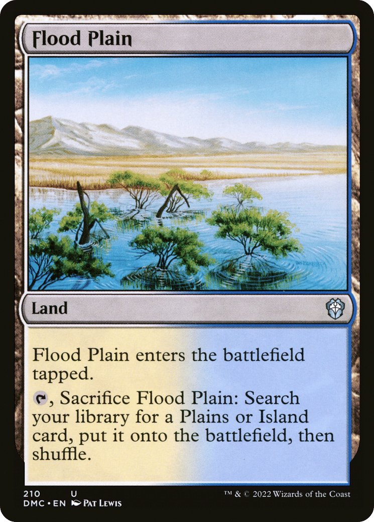Flood Plain — Dominaria United Commander — Magic: The Gathering