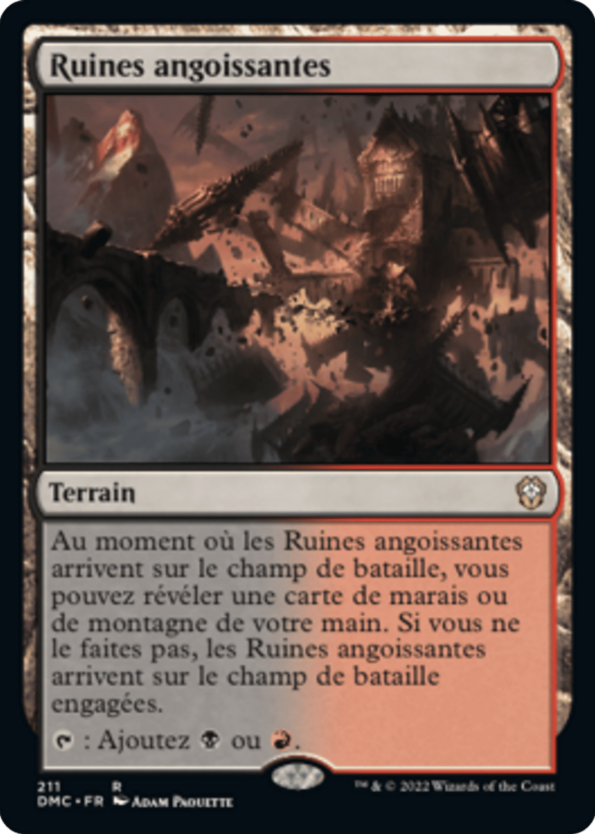 Ruines angoissantes from Dominaria United Commander - Magic: The Gathering