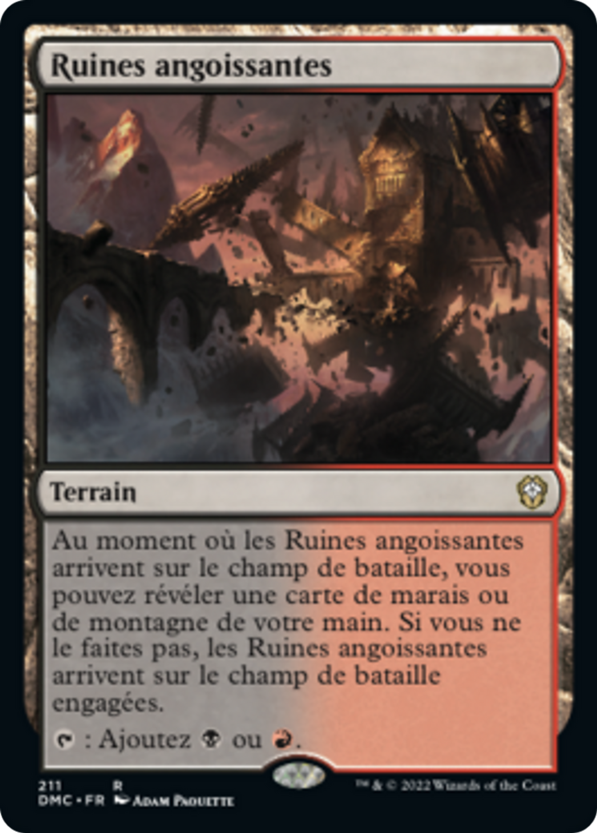 Ruines angoissantes — Dominaria United Commander — Magic: The Gathering