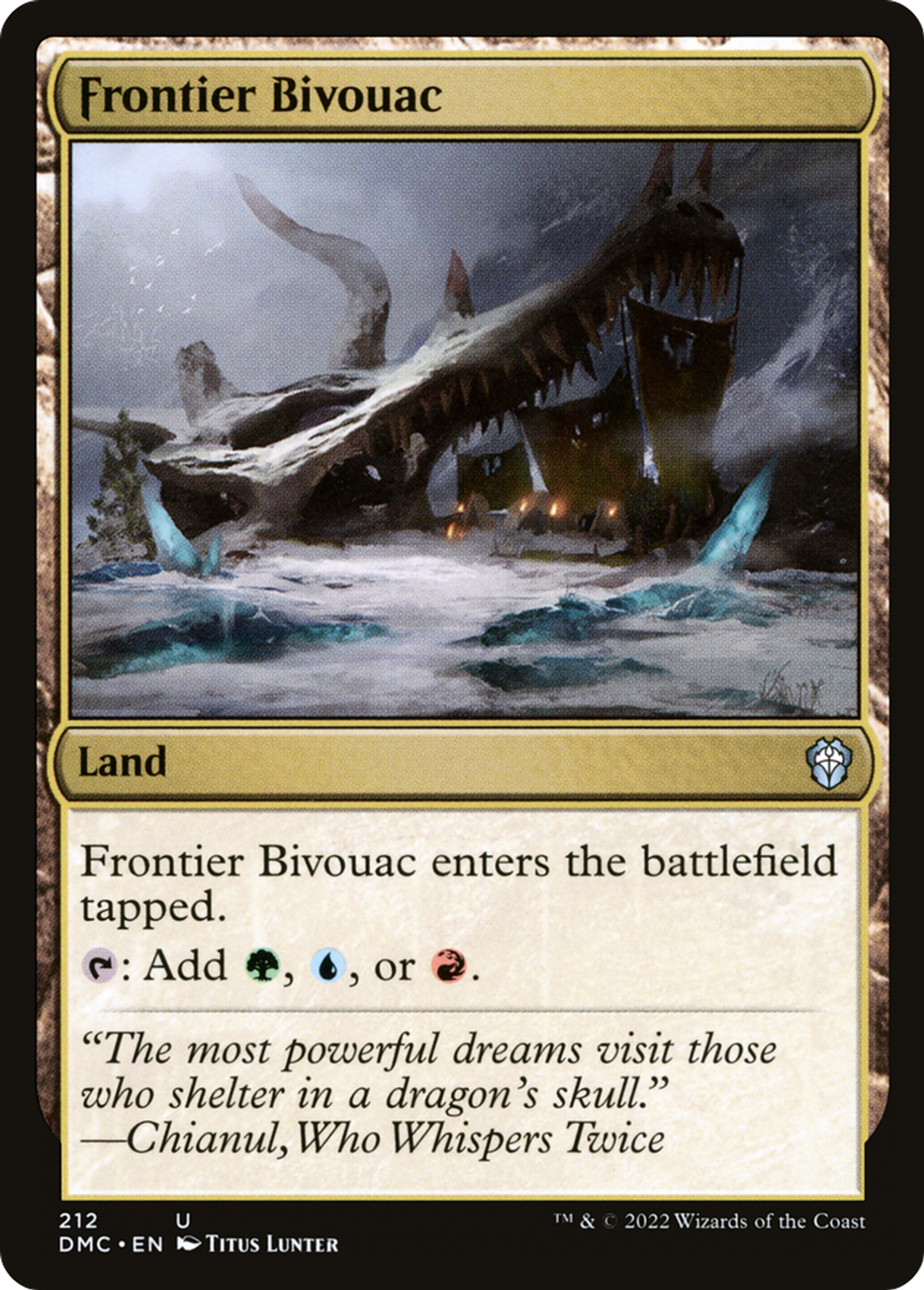 Frontier Bivouac — Dominaria United Commander — Magic: The Gathering