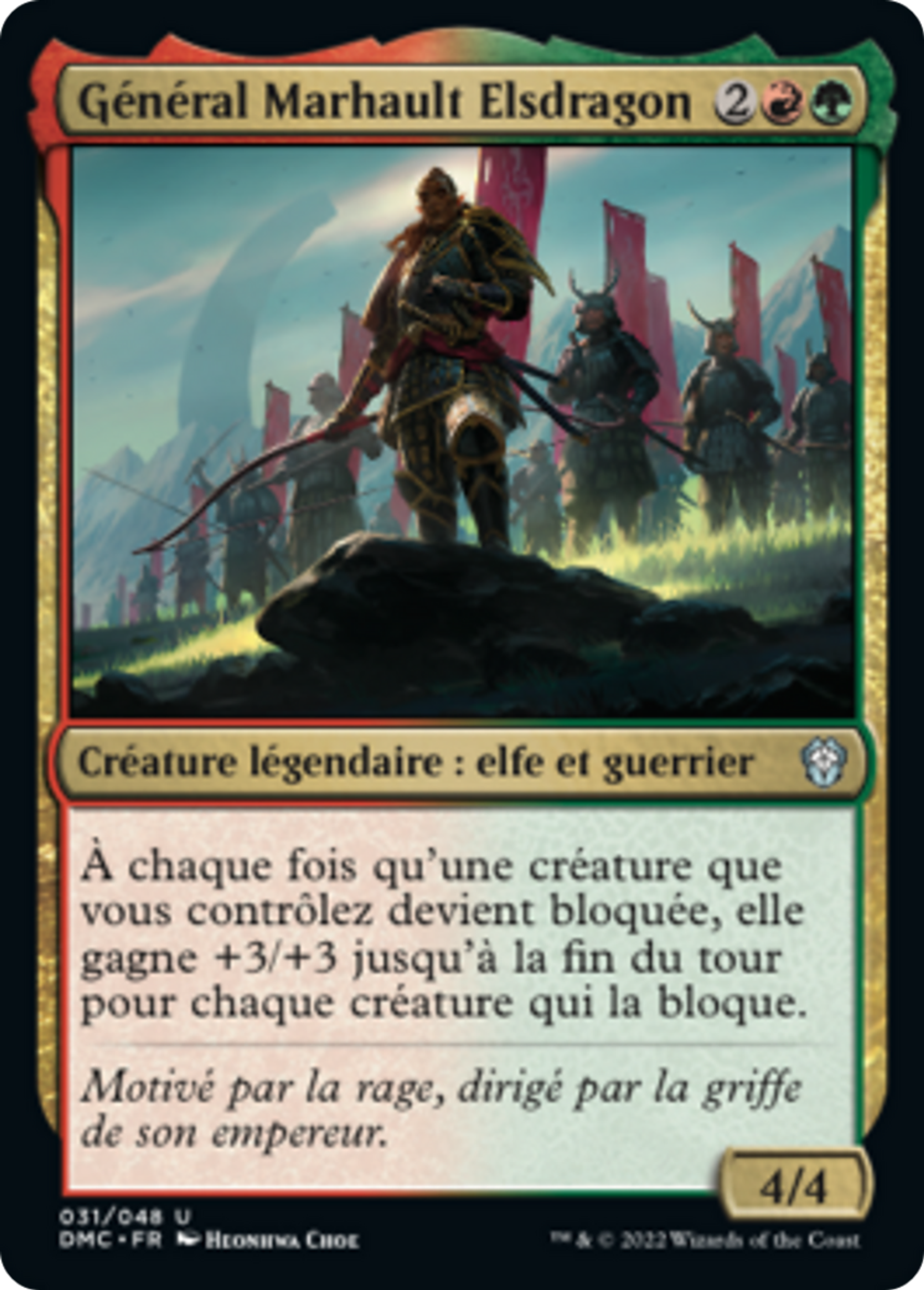 Général Marhault Elsdragon — Dominaria United Commander — Magic: The Gathering
