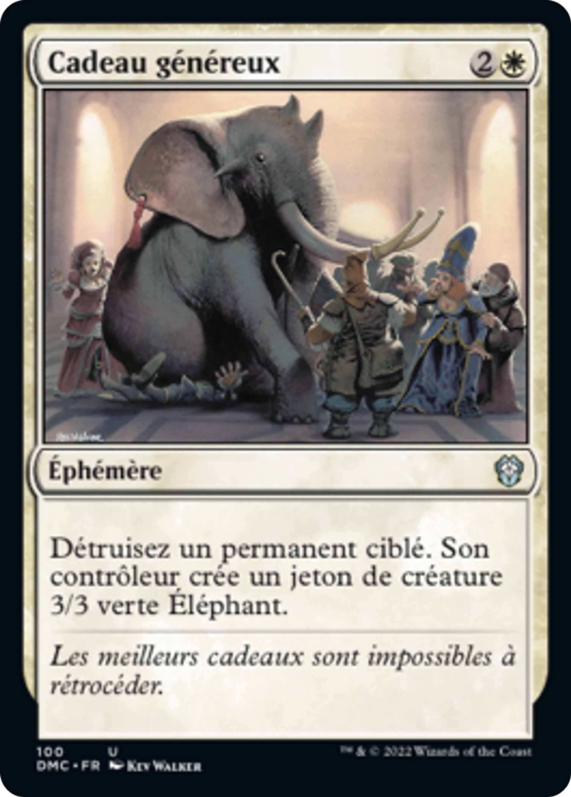 Cadeau généreux — Dominaria United Commander — Magic: The Gathering