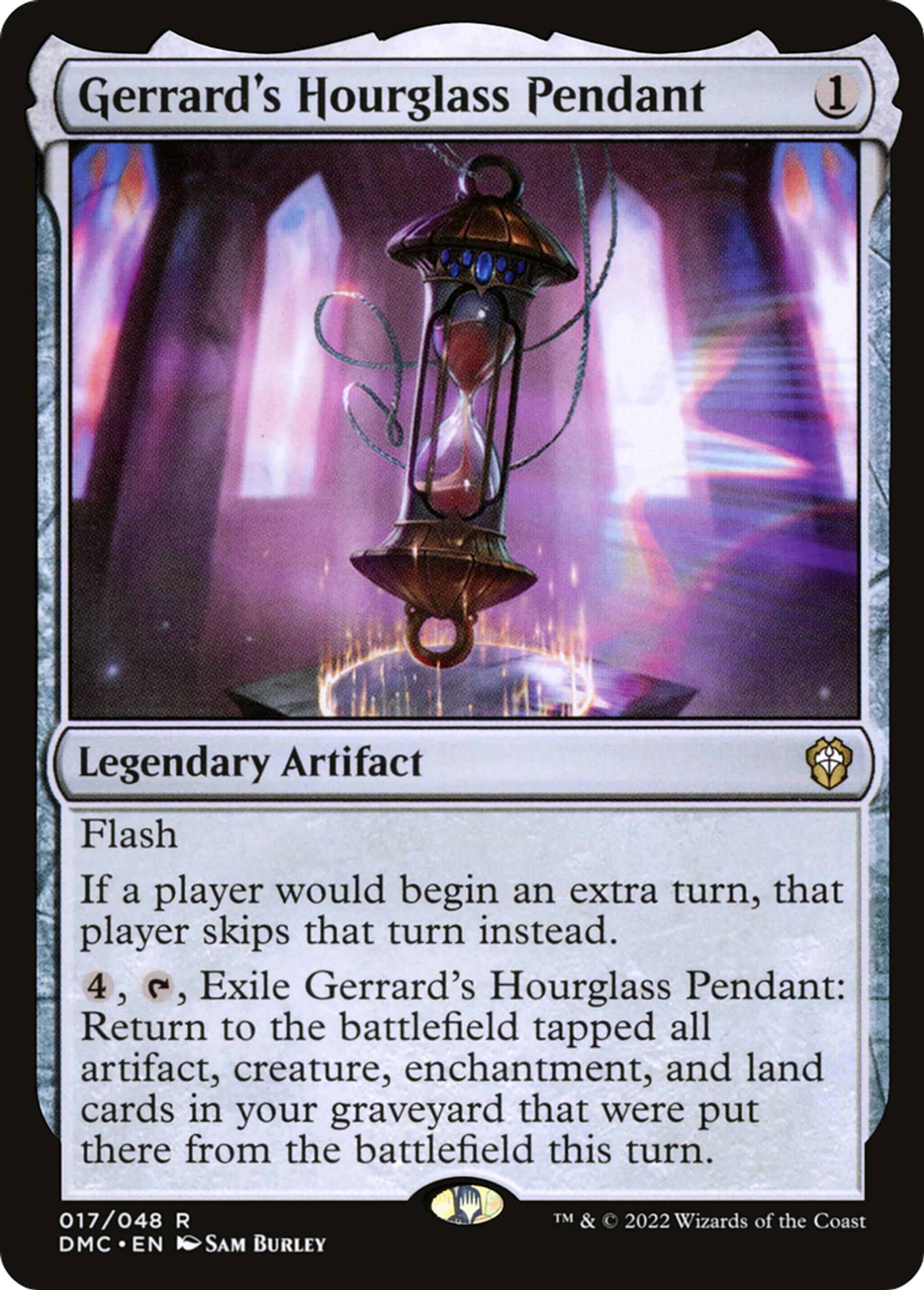 Gerrard's Hourglass Pendant — Dominaria United Commander — Magic: The Gathering