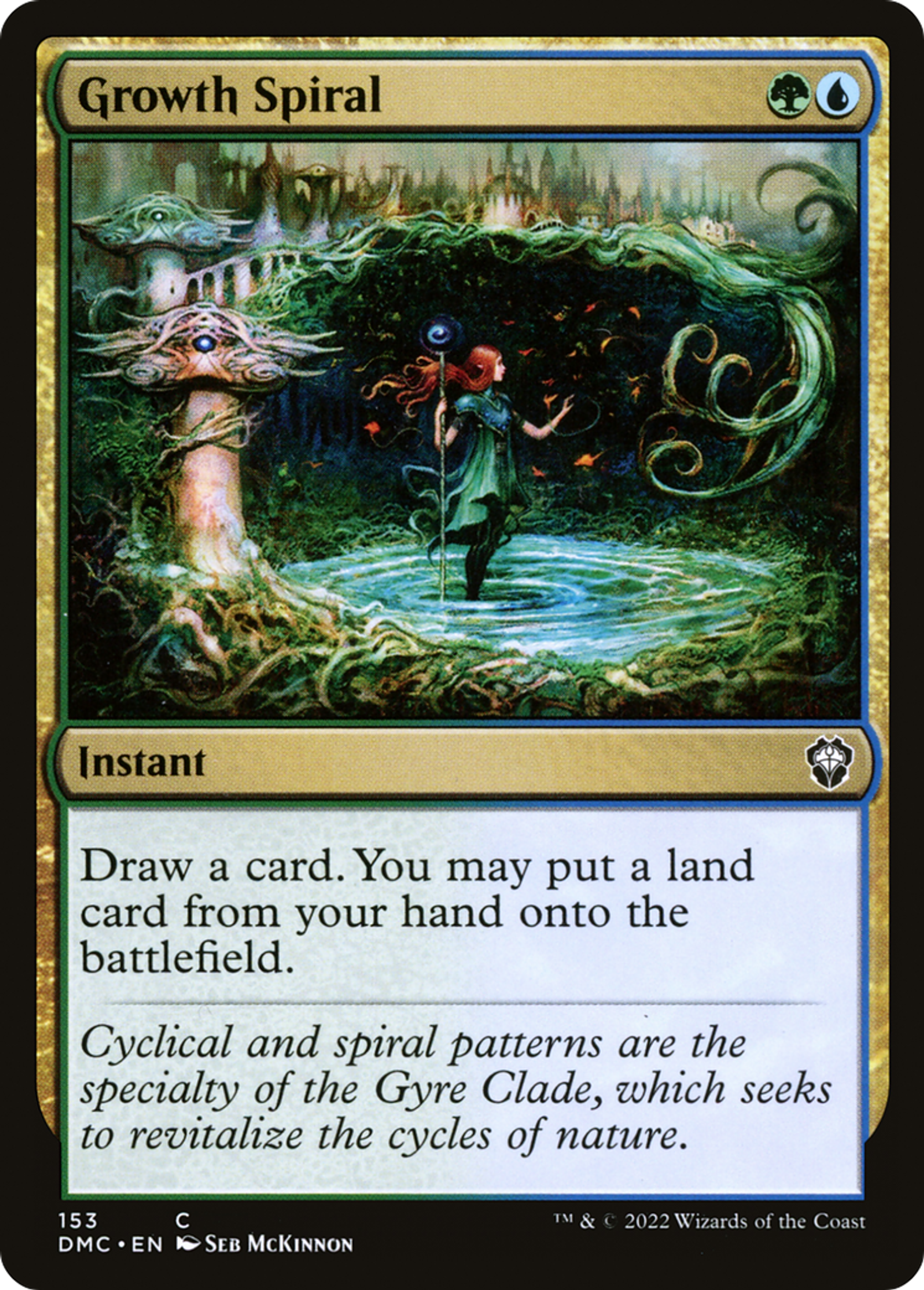 Growth Spiral — Dominaria United Commander — Magic: The Gathering