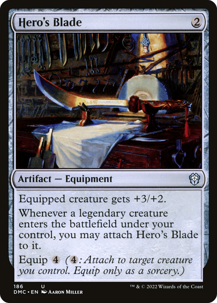 Hero's Blade — Dominaria United Commander — Magic: The Gathering