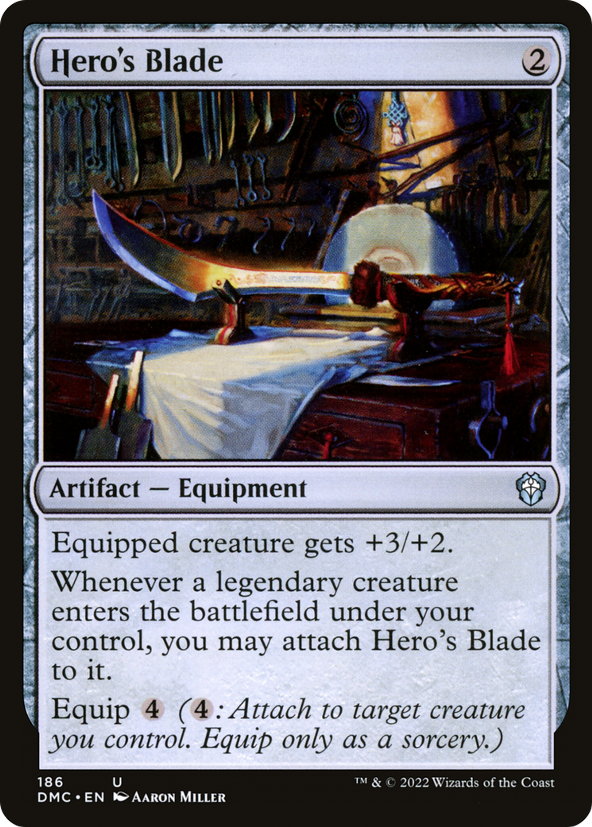 Hero's Blade — Dominaria United Commander — Magic: The Gathering