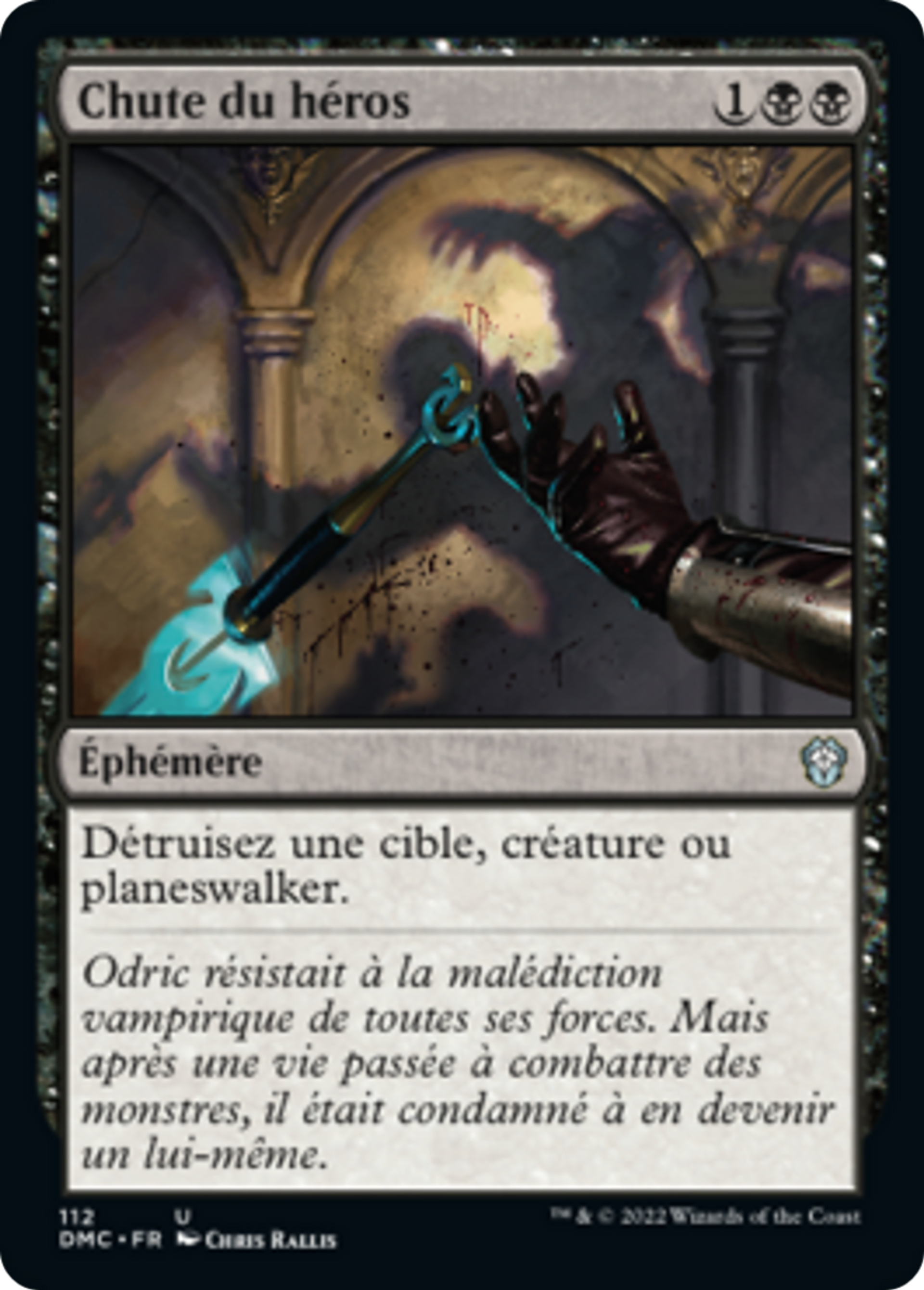 Chute du héros — Dominaria United Commander — Magic: The Gathering
