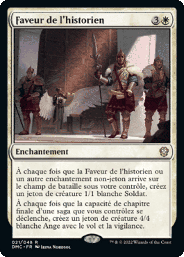 Faveur de l'historien — Dominaria United Commander — Magic: The Gathering