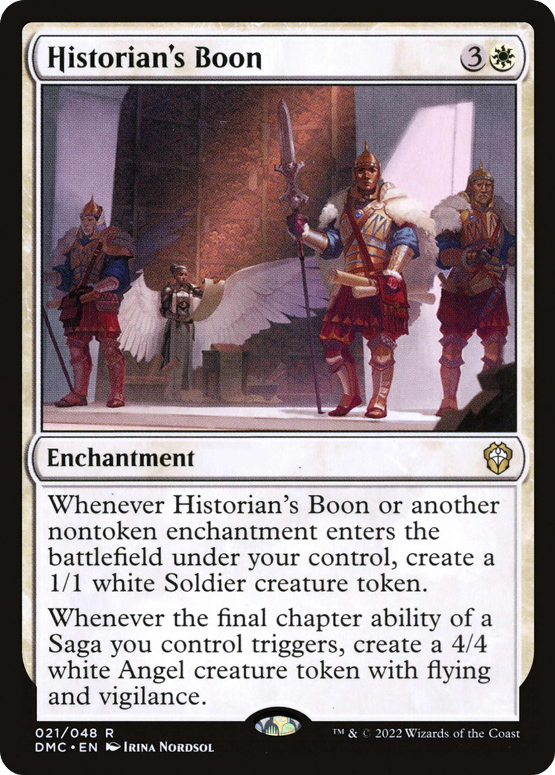 Historian's Boon — Dominaria United Commander — Magic: The Gathering