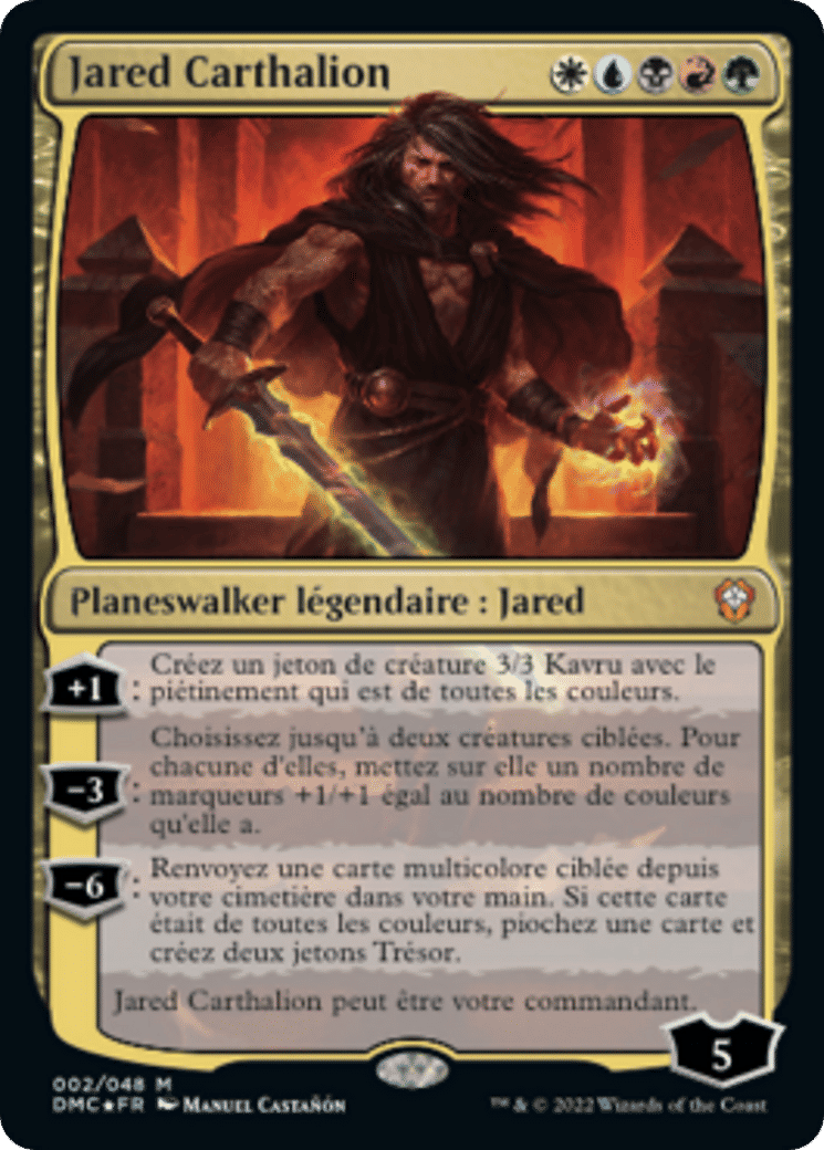 Jared Carthalion — Dominaria United Commander — Magic: The Gathering