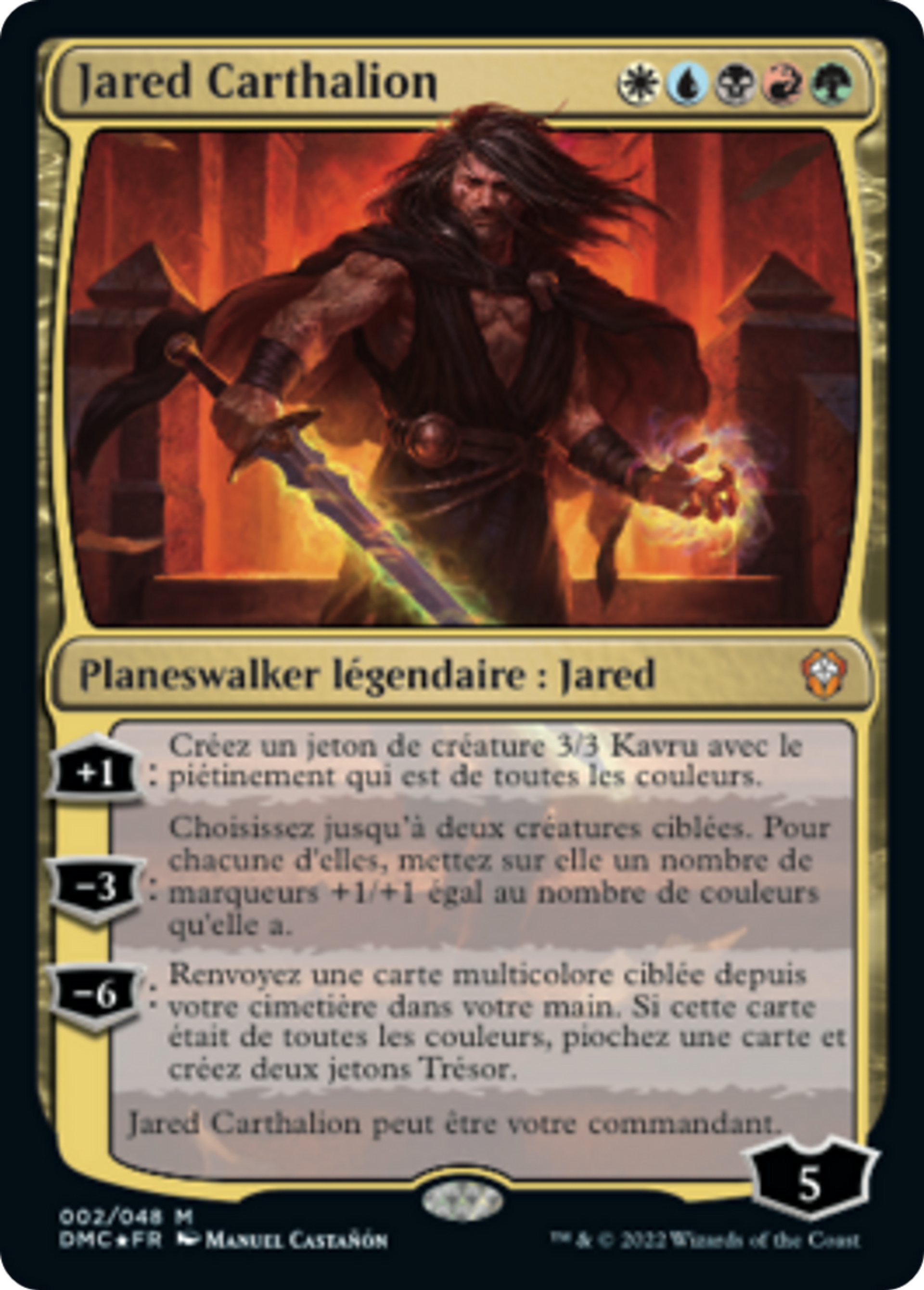 Jared Carthalion — Dominaria United Commander — Magic: The Gathering