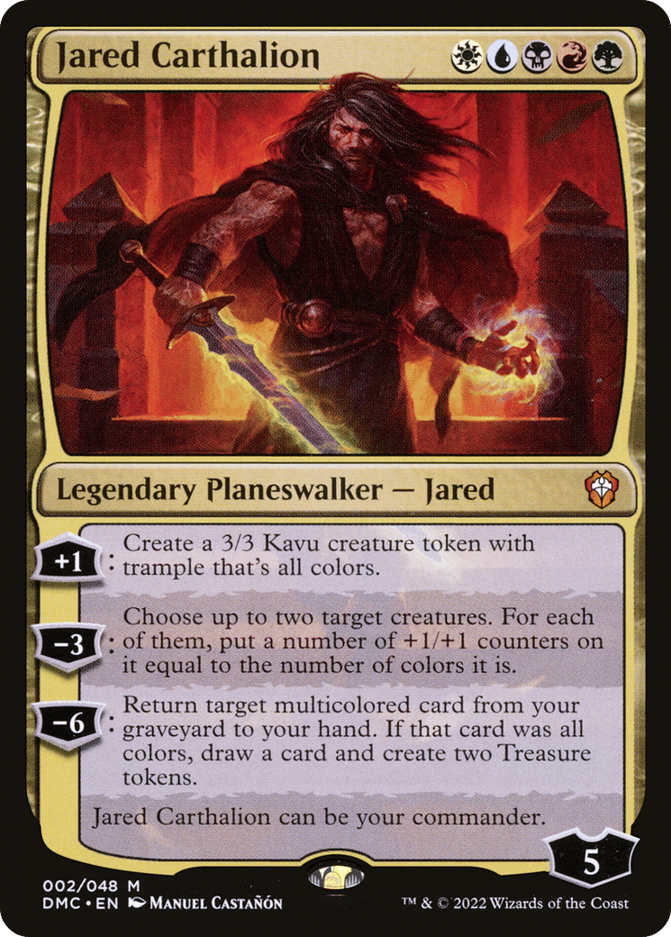 Jared Carthalion — Dominaria United Commander — Magic: The Gathering