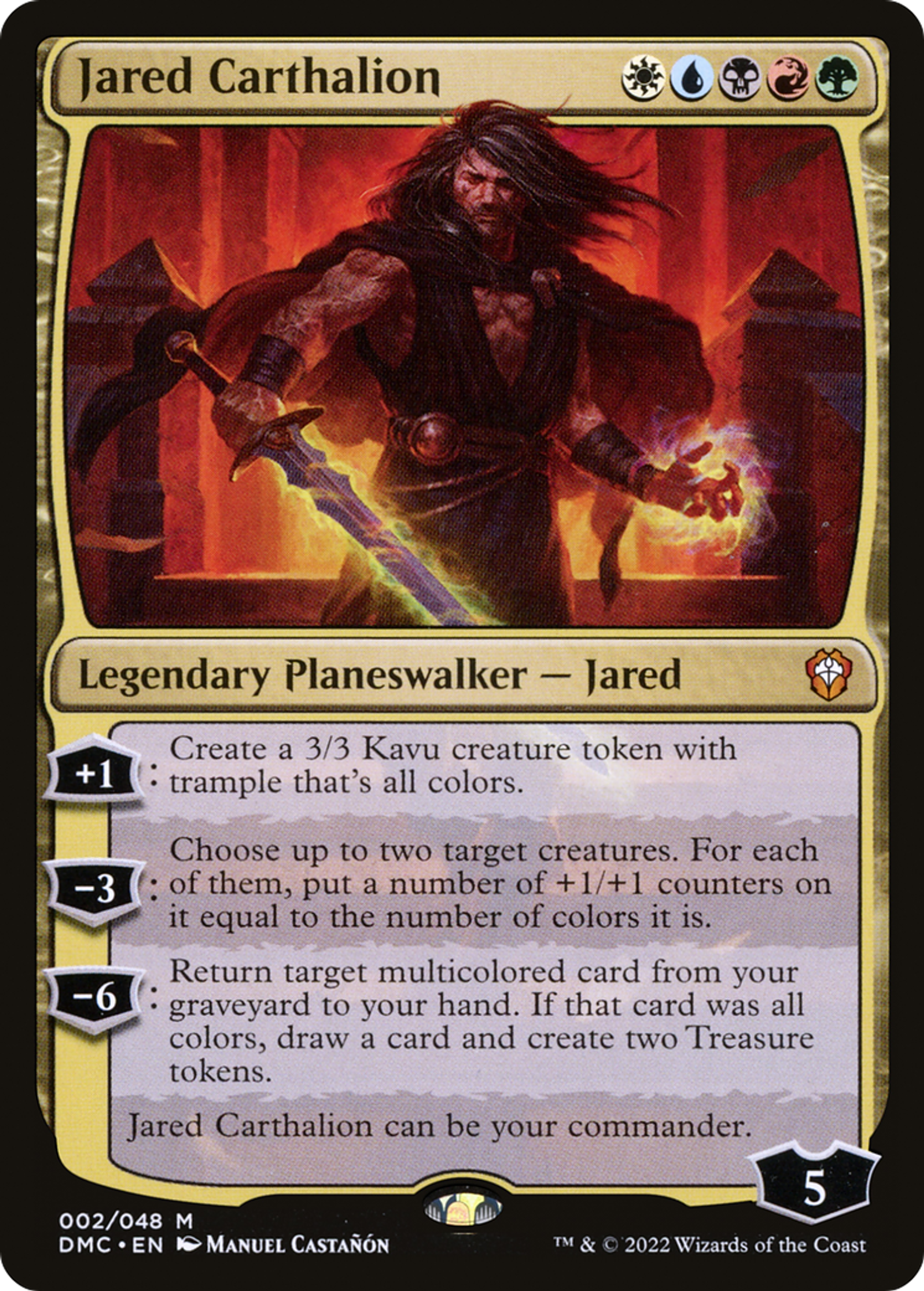Jared Carthalion — Dominaria United Commander — Magic: The Gathering