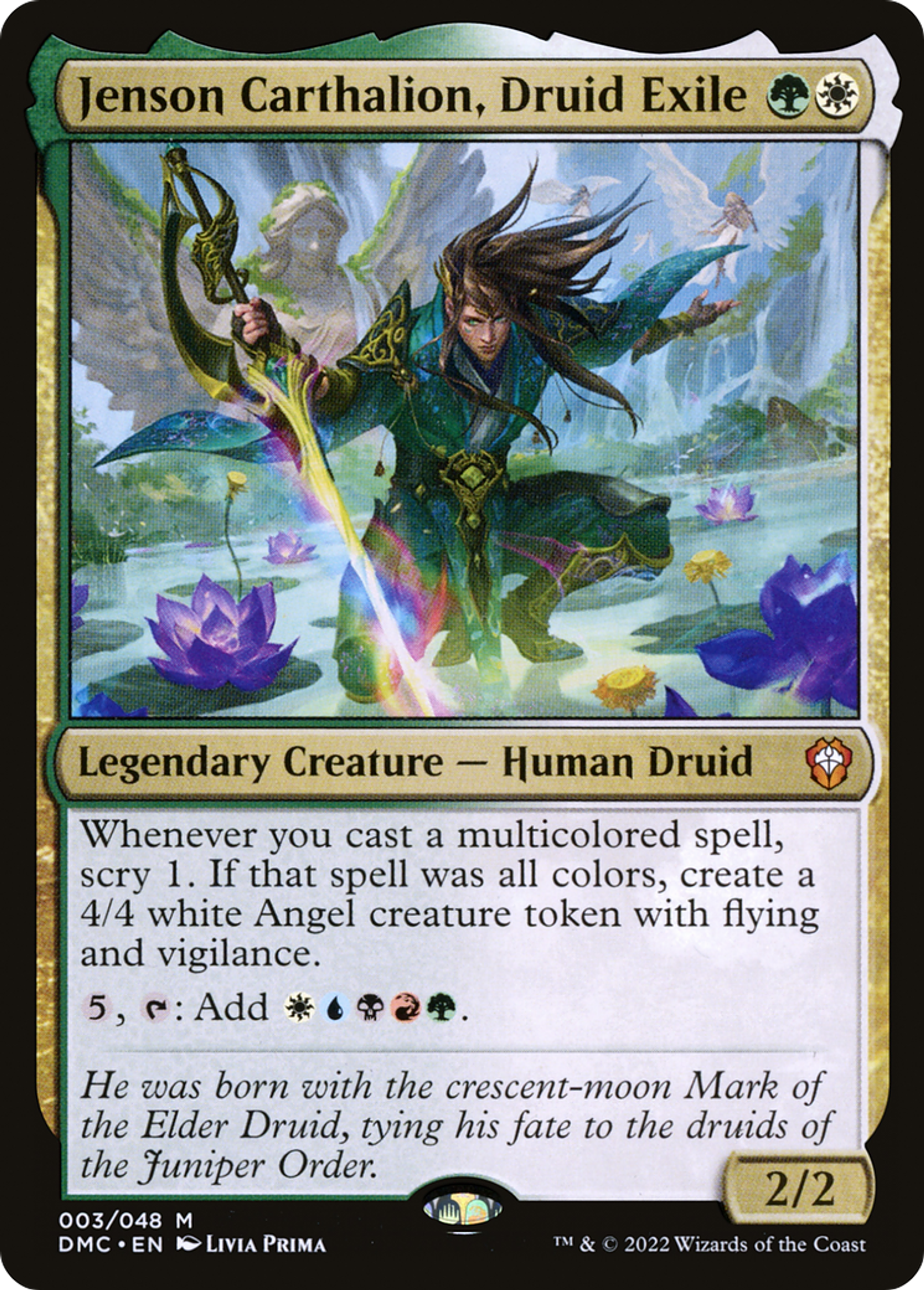 Jenson Carthalion, Druid Exile — Dominaria United Commander — Magic: The Gathering