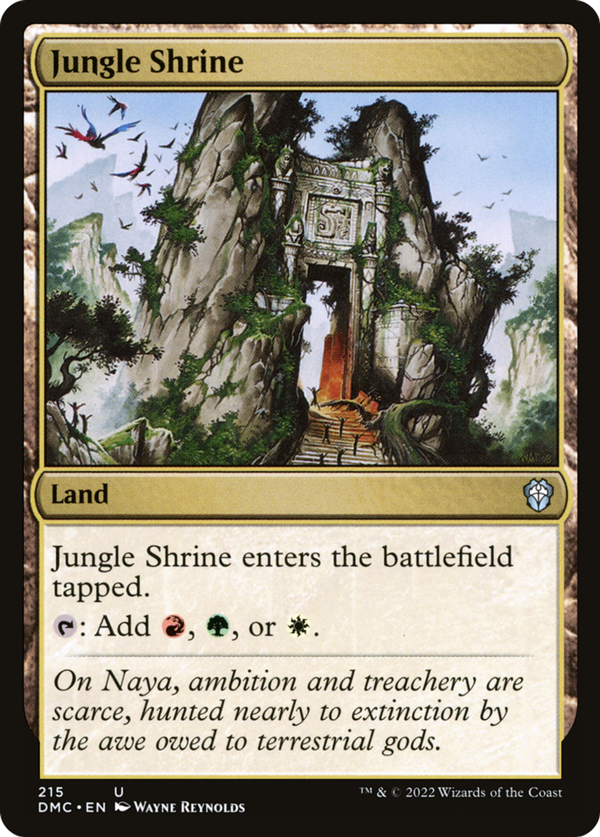 Jungle Shrine — Dominaria United Commander — Magic: The Gathering