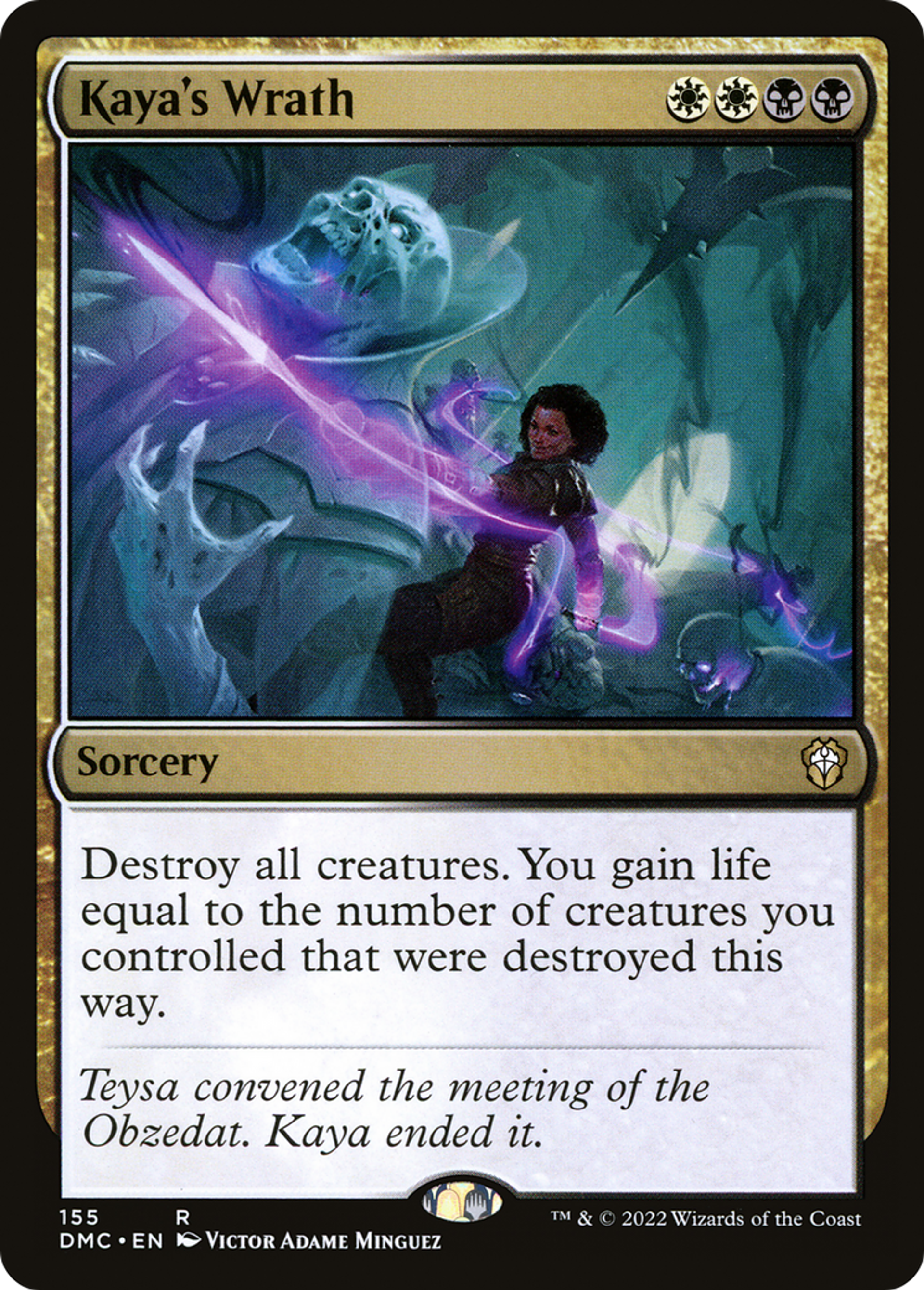 Kaya's Wrath — Dominaria United Commander — Magic: The Gathering