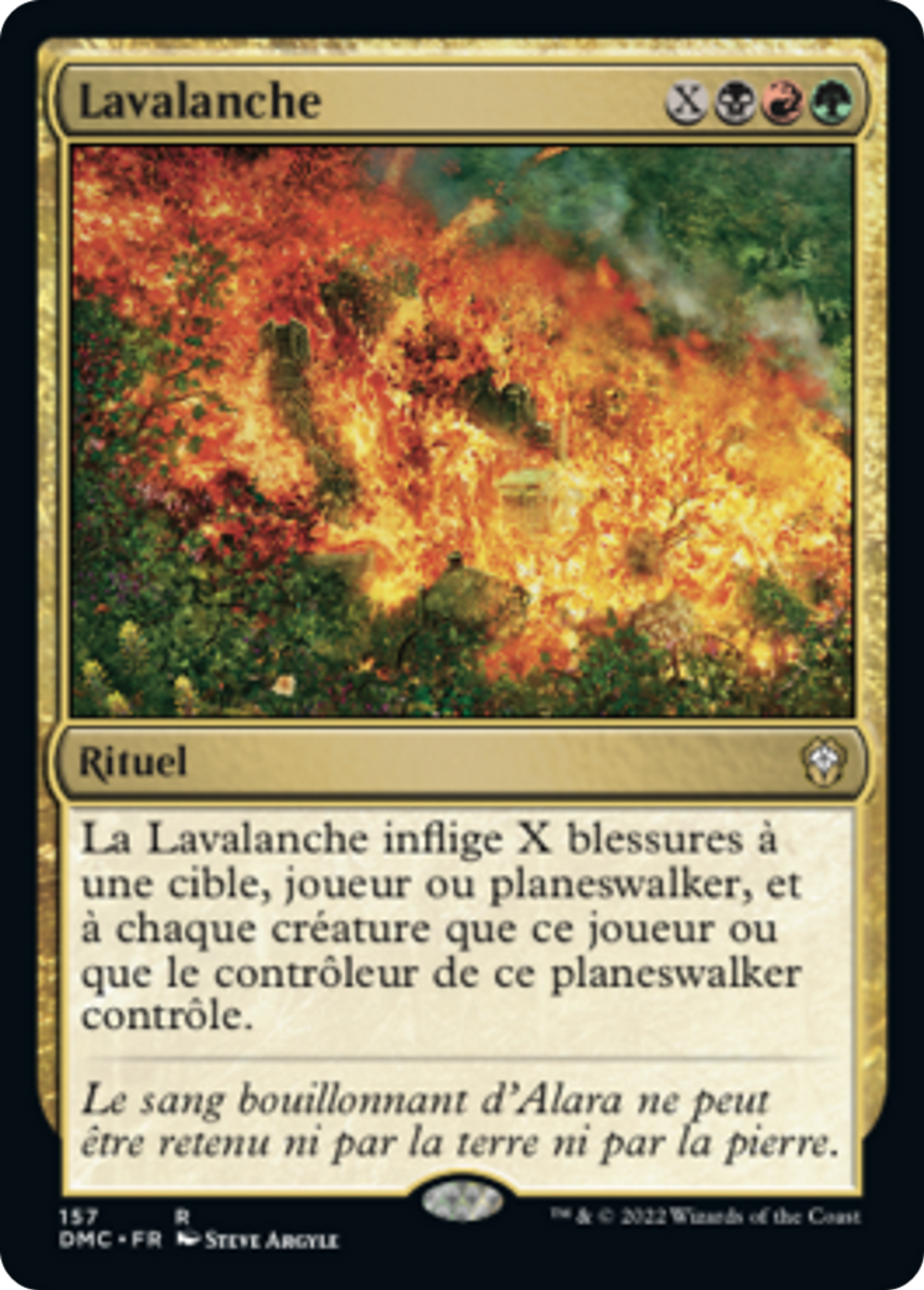 Lavalanche — Dominaria United Commander — Magic: The Gathering
