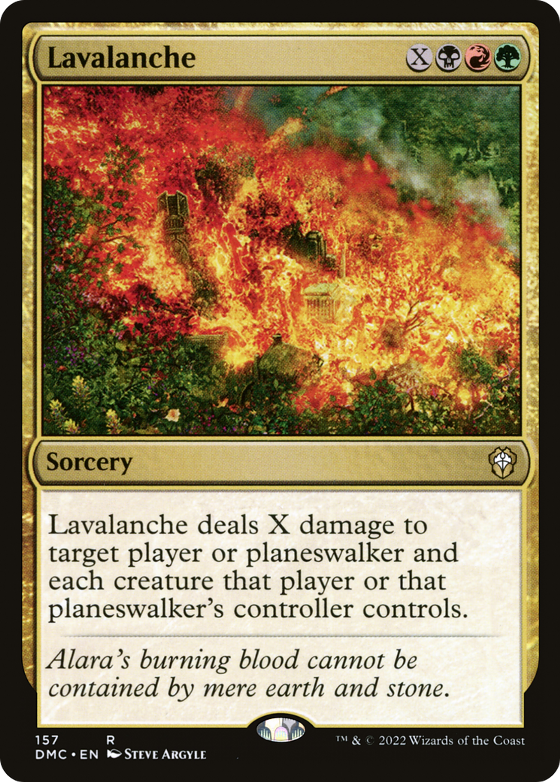 Lavalanche — Dominaria United Commander — Magic: The Gathering
