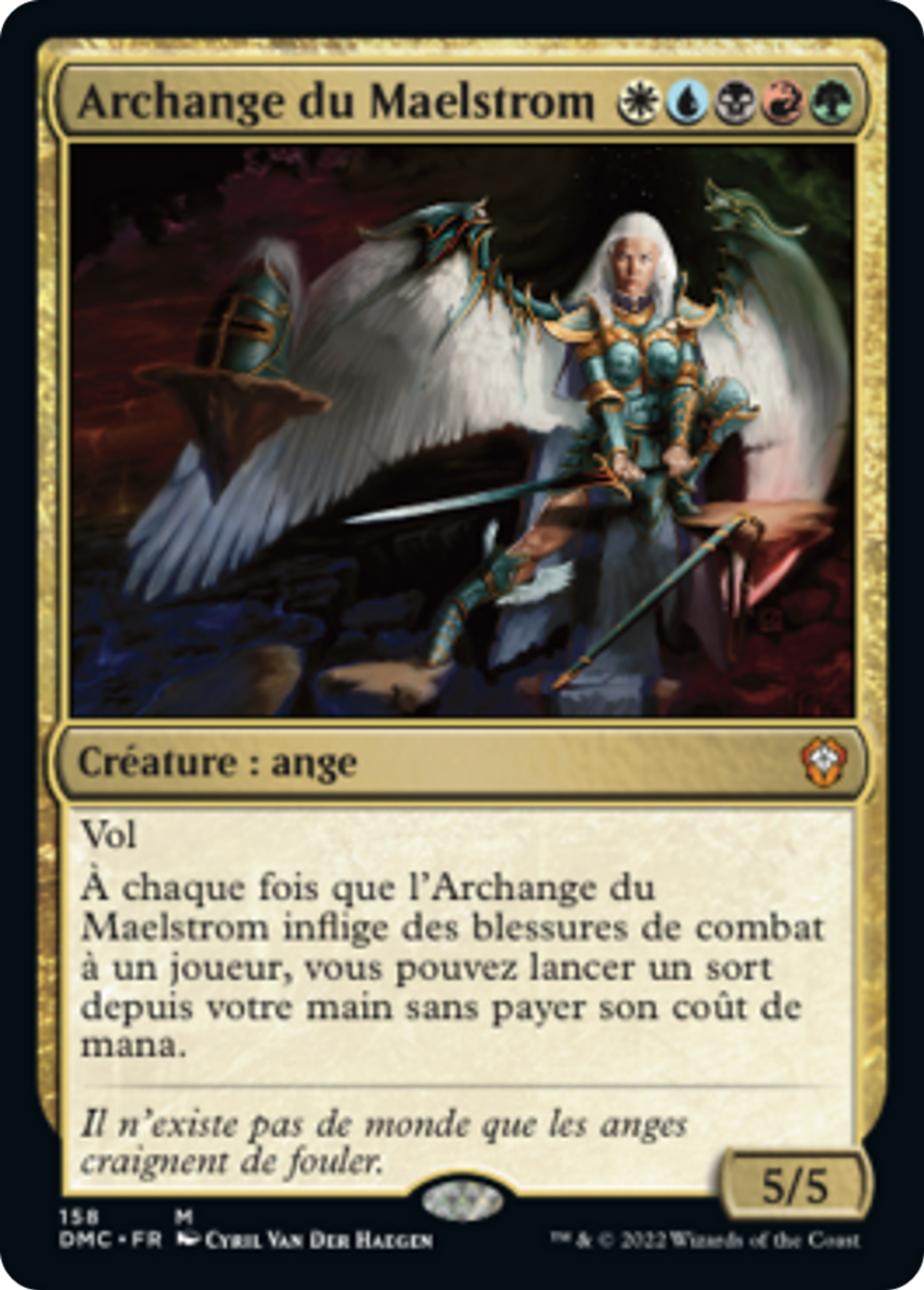 Archange du Maelstrom — Dominaria United Commander — Magic: The Gathering