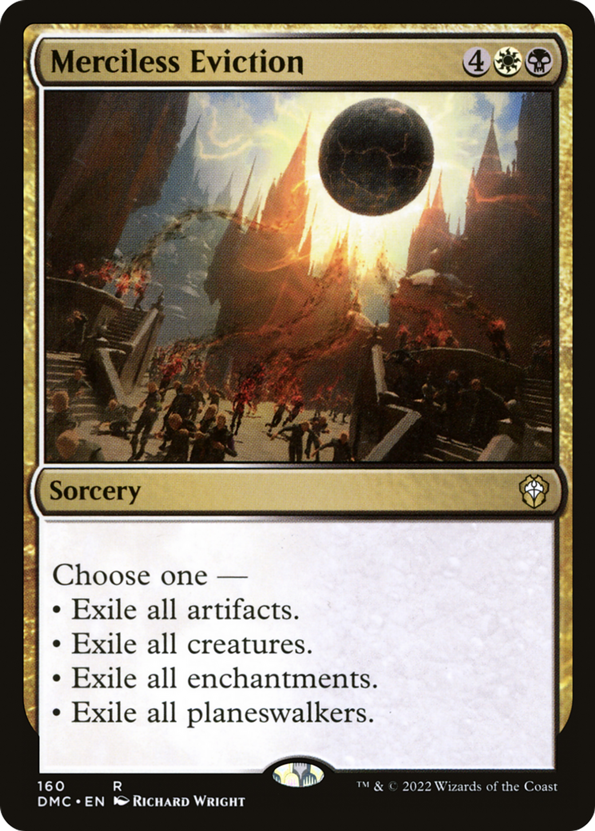 Merciless Eviction — Dominaria United Commander — Magic: The Gathering
