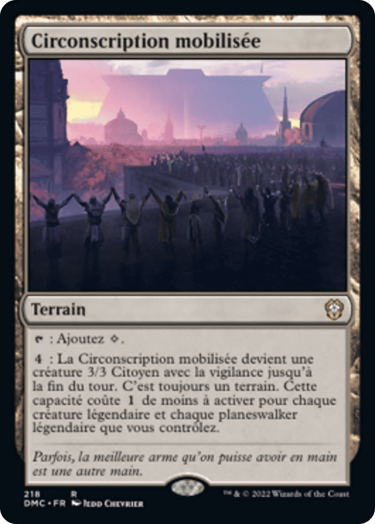 Circonscription mobilisée — Dominaria United Commander — Magic: The Gathering