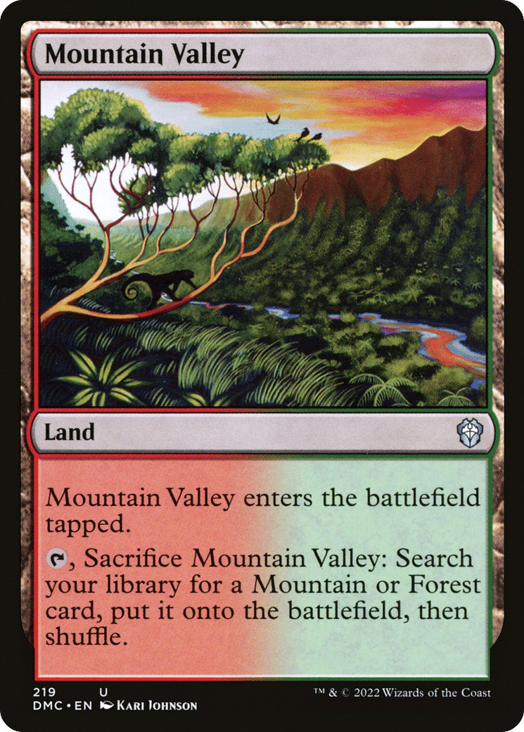 Mountain Valley — Dominaria United Commander — Magic: The Gathering