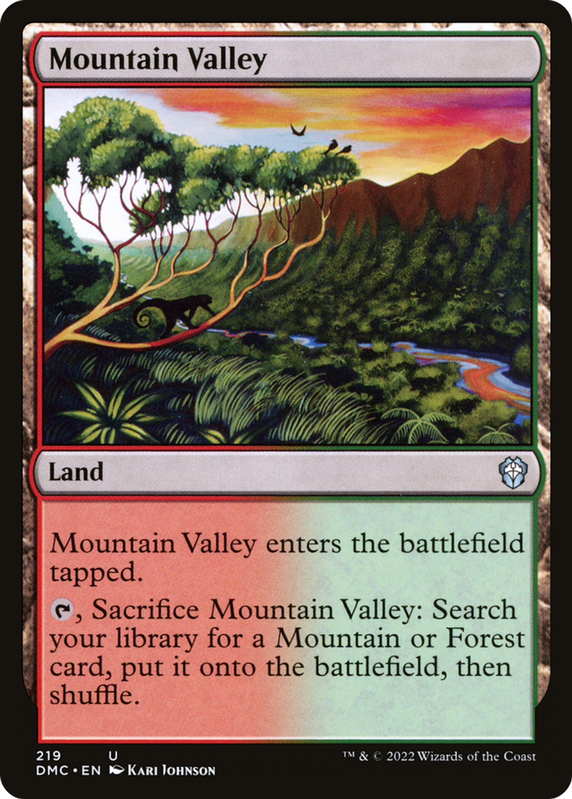 Mountain Valley — Dominaria United Commander — Magic: The Gathering