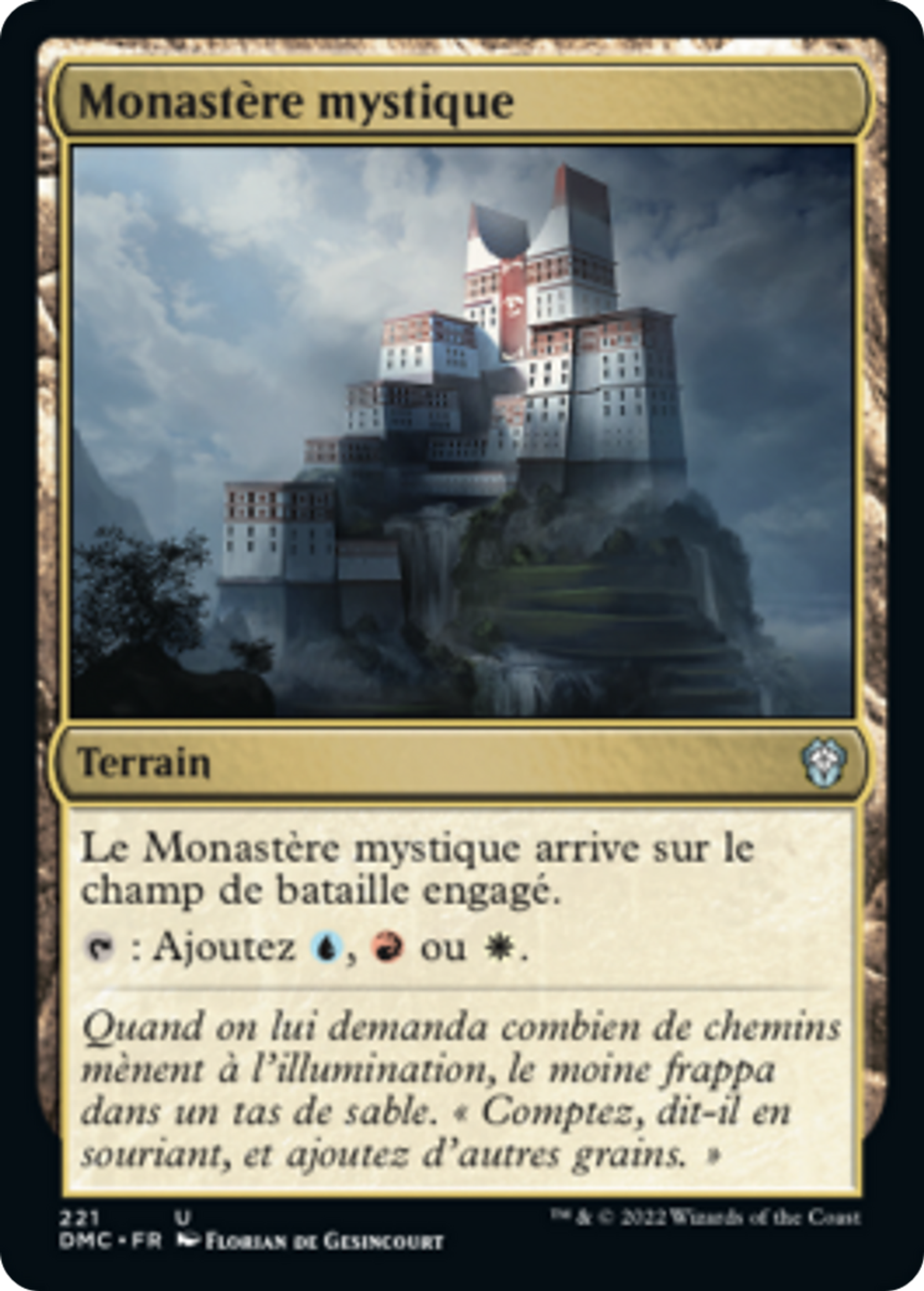 Monastère mystique — Dominaria United Commander — Magic: The Gathering
