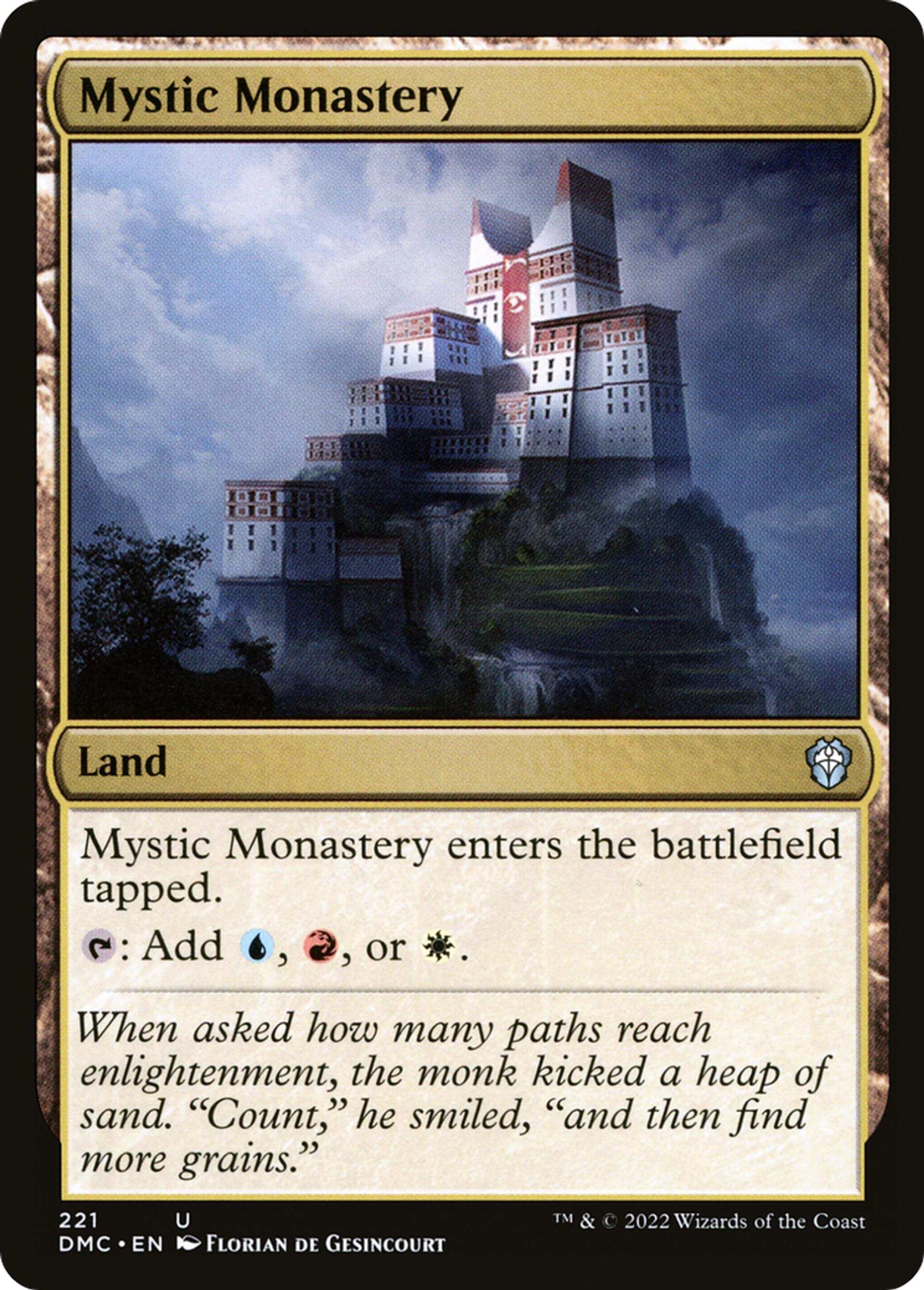 Mystic Monastery — Dominaria United Commander — Magic: The Gathering