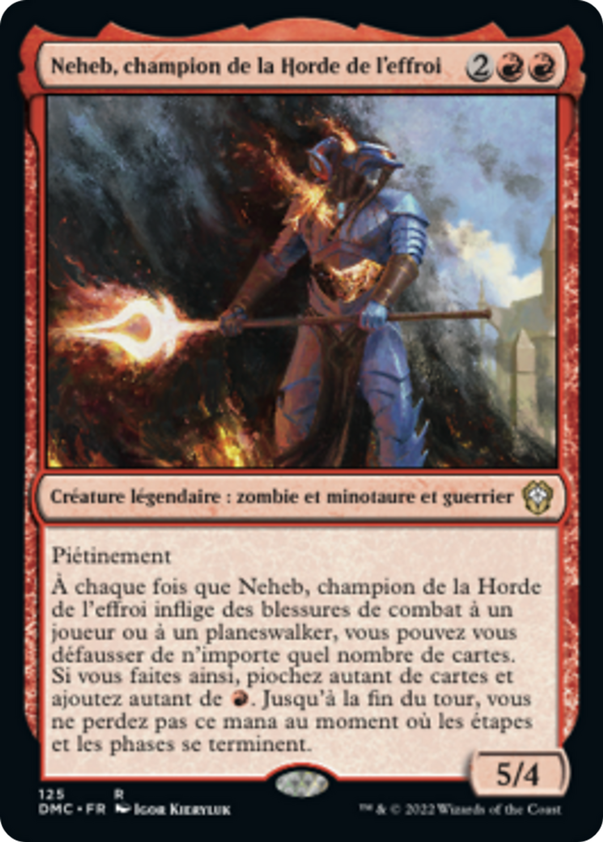 Neheb, champion de la Horde de l'effroi — Dominaria United Commander — Magic: The Gathering