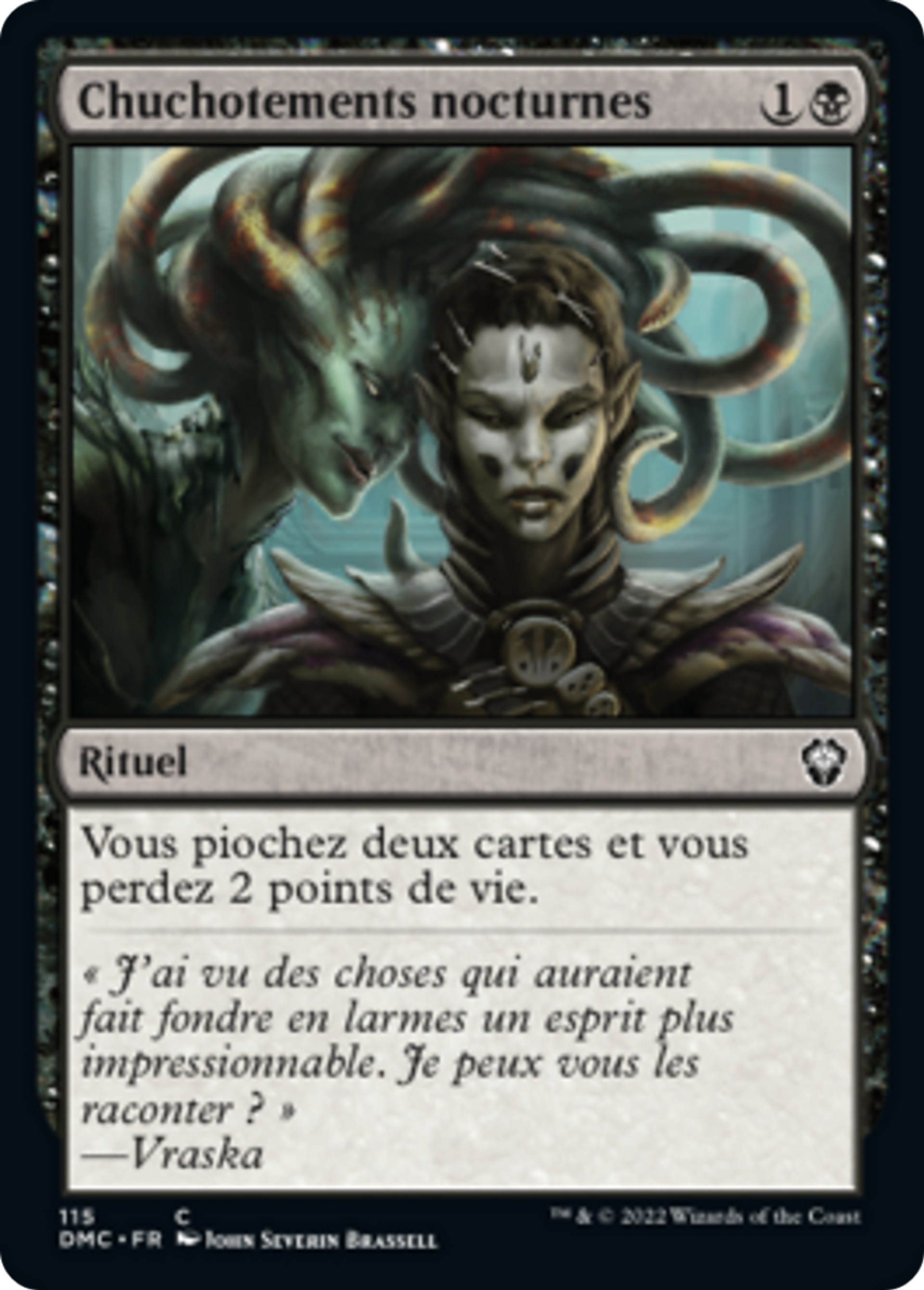 Chuchotements nocturnes — Dominaria United Commander — Magic: The Gathering
