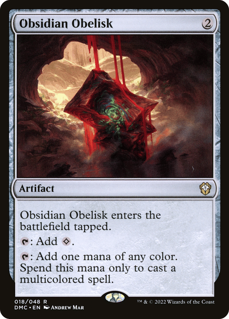 Obsidian Obelisk — Dominaria United Commander — Magic: The Gathering