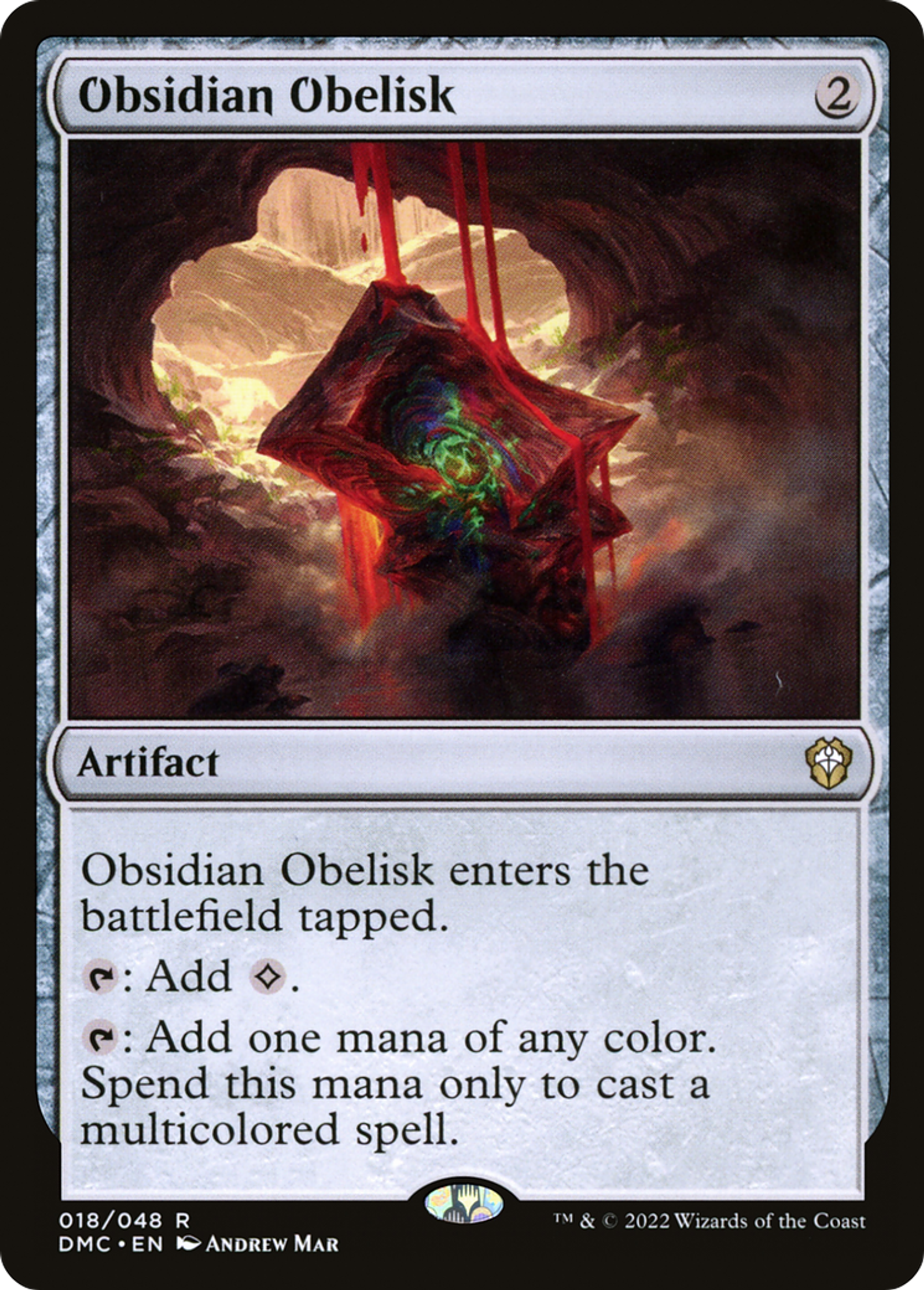 Obsidian Obelisk — Dominaria United Commander — Magic: The Gathering