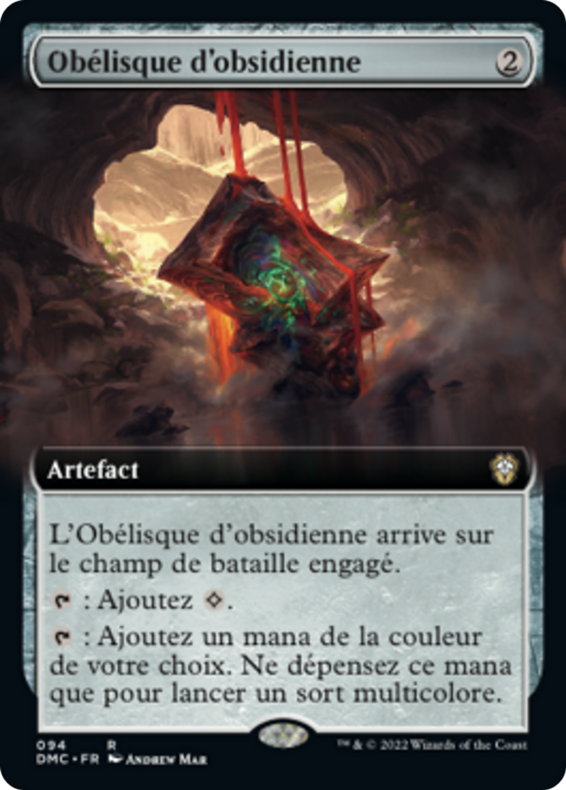 Obélisque d'obsidienne — Dominaria United Commander — Magic: The Gathering