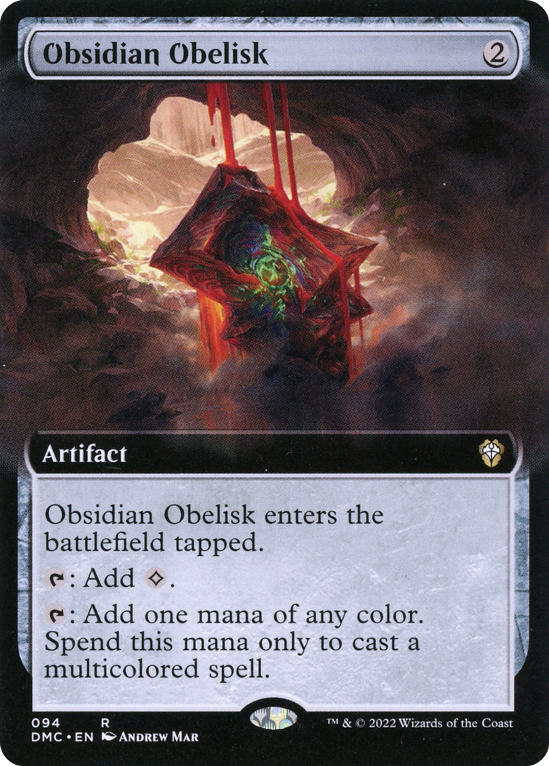 Obsidian Obelisk — Dominaria United Commander — Magic: The Gathering
