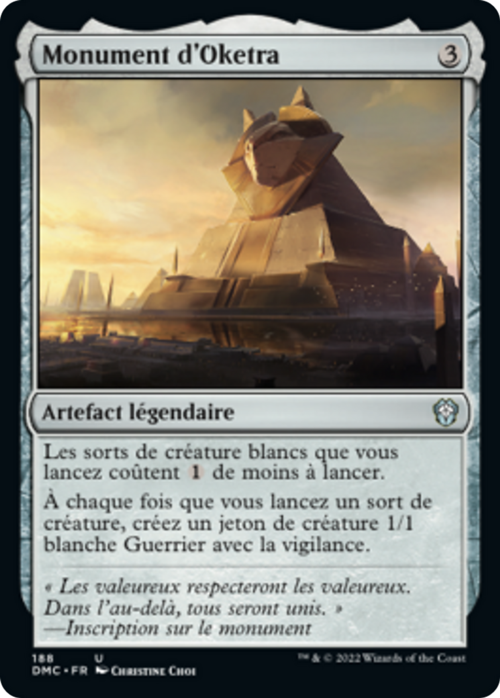 Monument d'Oketra — Dominaria United Commander — Magic: The Gathering