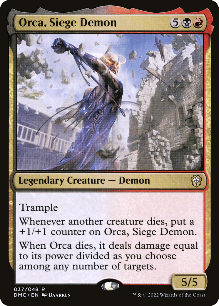 Orca, Siege Demon — Dominaria United Commander — Magic: The Gathering