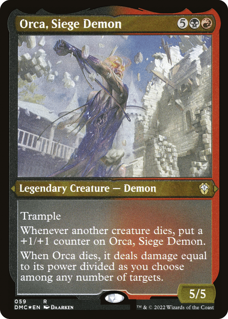 Orca, Siege Demon — Dominaria United Commander — Magic: The Gathering
