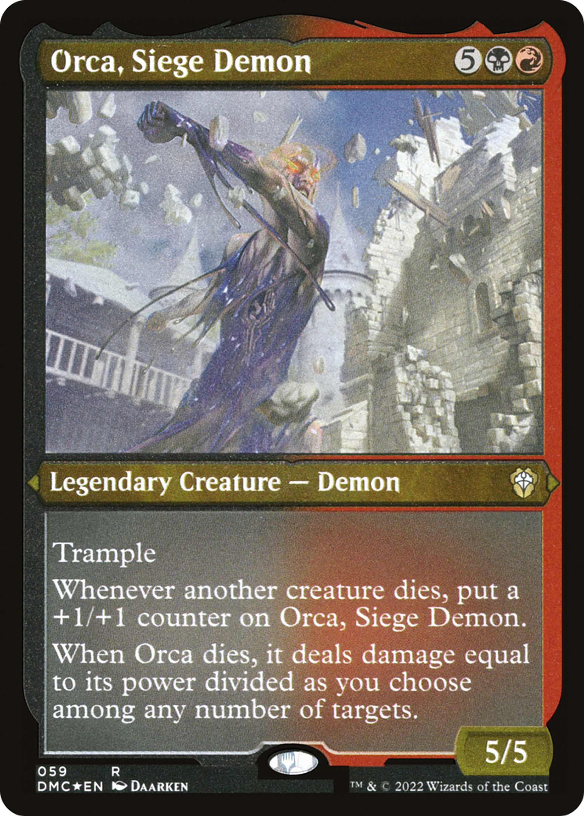 Orca, Siege Demon — Dominaria United Commander — Magic: The Gathering