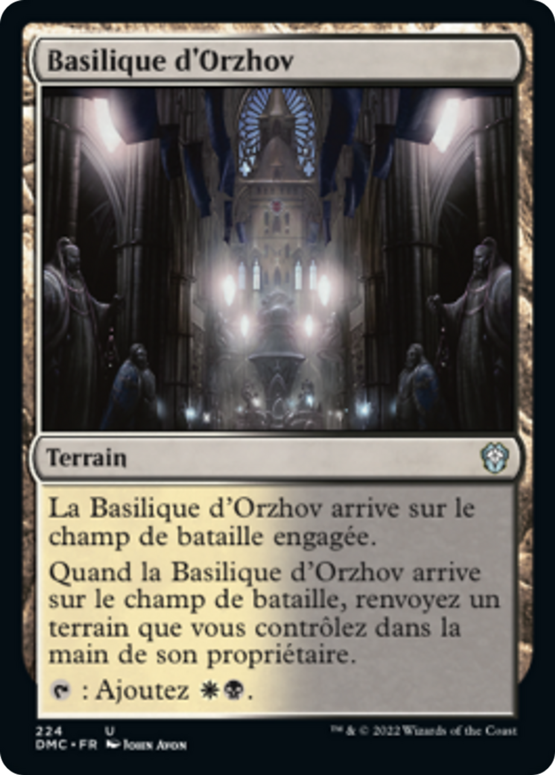 Basilique d'Orzhov — Dominaria United Commander — Magic: The Gathering