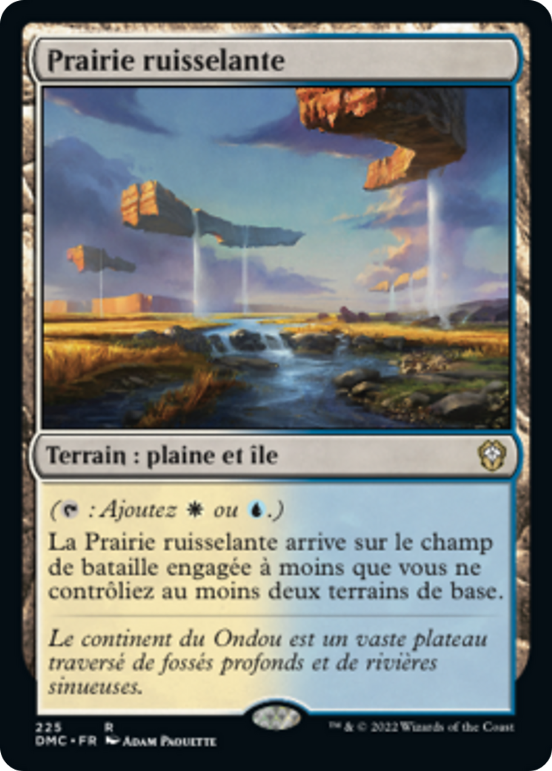 Prairie ruisselante — Dominaria United Commander — Magic: The Gathering