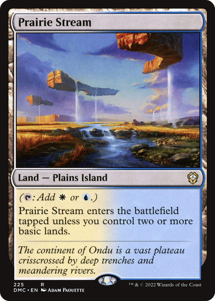 Prairie Stream — Dominaria United Commander — Magic: The Gathering
