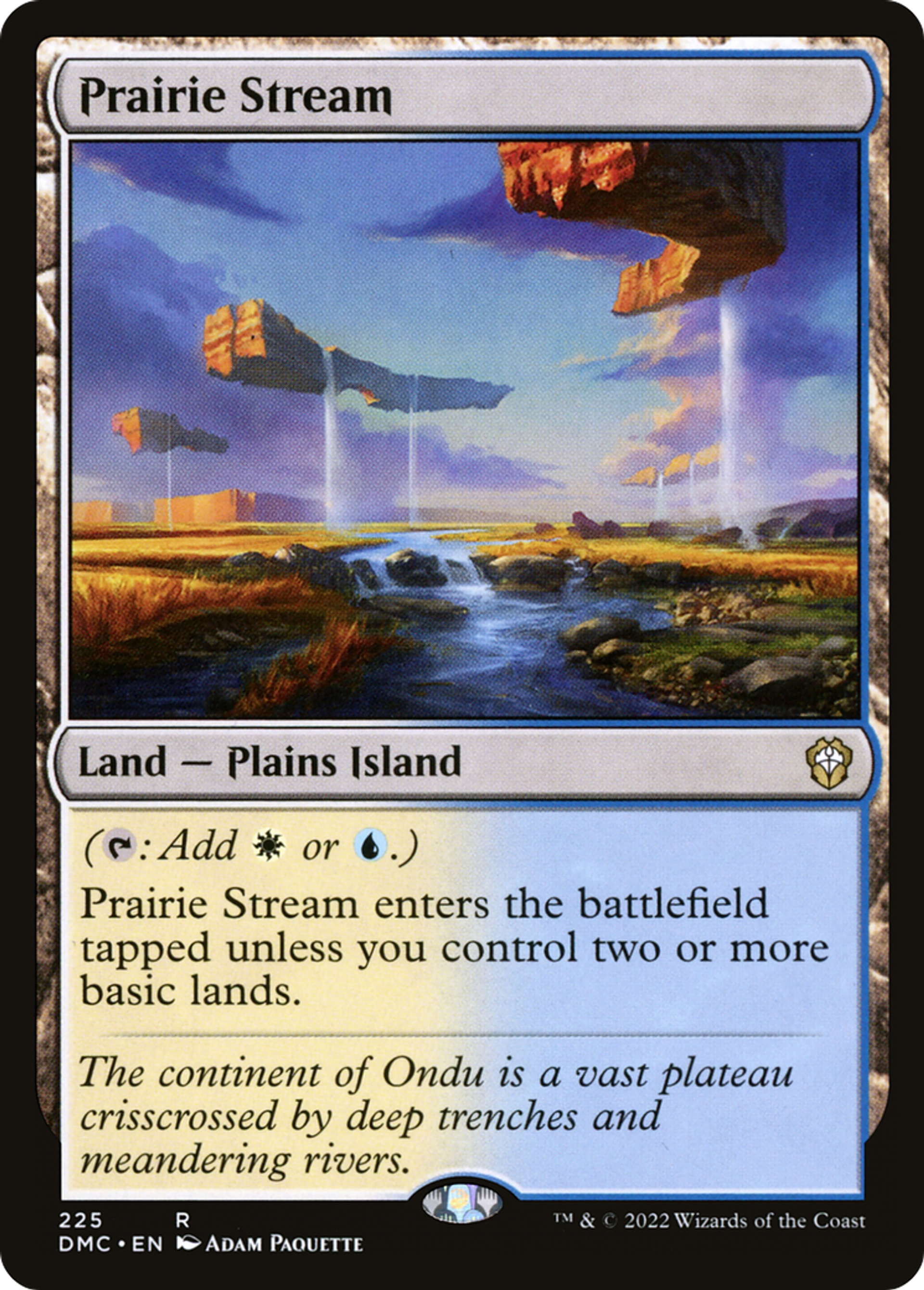Prairie ruisselante — Dominaria United Commander — Magic: The Gathering